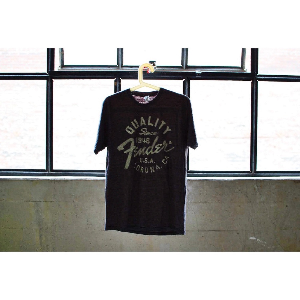 Urban Outfitters Fender Charcoal T-shirt (M)